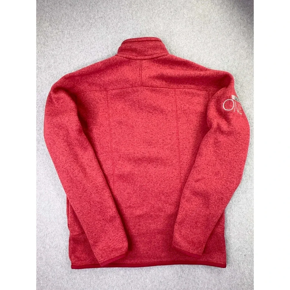 Patagonia Better Sweater Red 1/4 Zip Fleece Jacket Pullover Mens Size Small LOGO